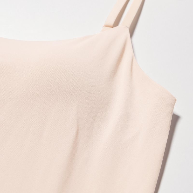 Beige Women Uniqlo Airism Camisole Bras | USA DAMGE-7084