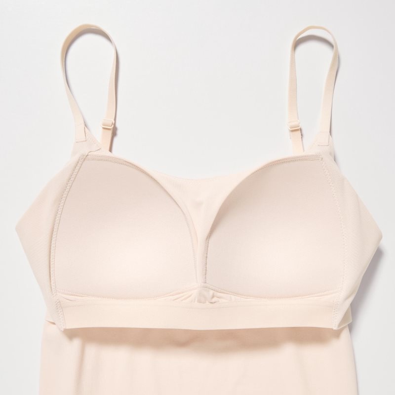 Beige Women Uniqlo Airism Camisole Bras | USA DAMGE-7084