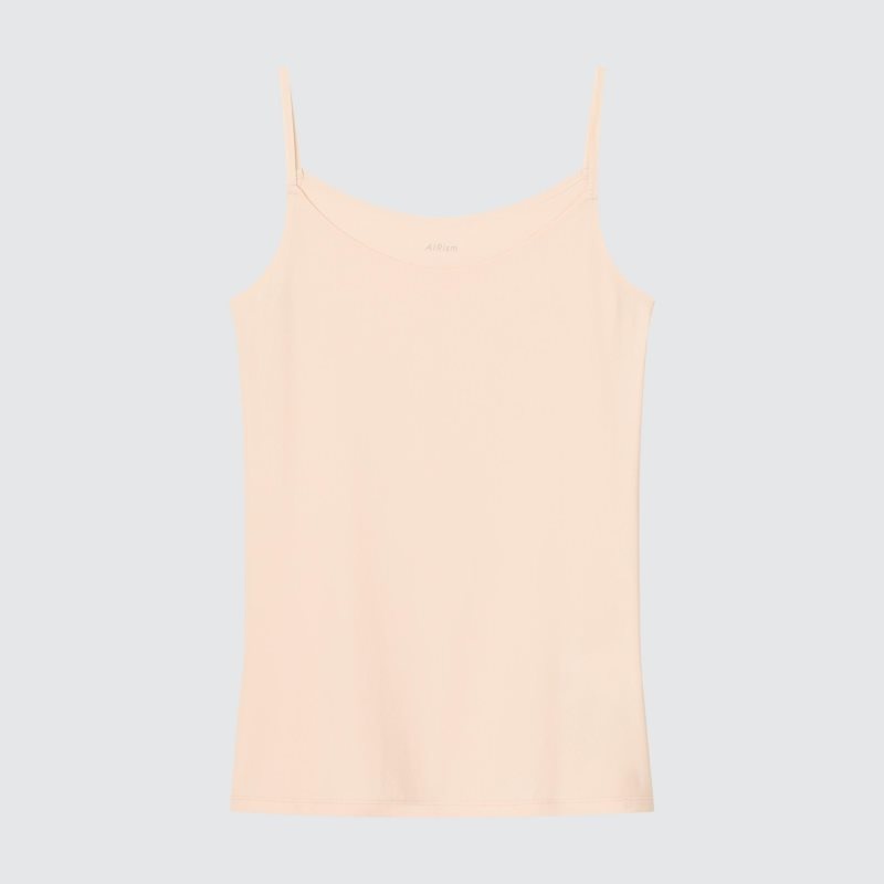 Beige Women Uniqlo Airism Camisole Tops | USA NFHEK-7180