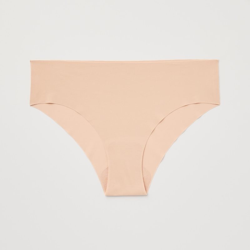 Beige Women Uniqlo Airism Ultra Seamless Regular Underwear | USA ONHCS-9174