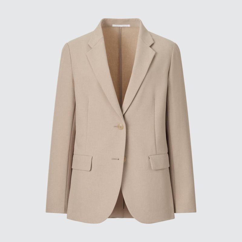 Beige Women Uniqlo Airsense (Ultra Light) Jackets | USA EOBWH-8967