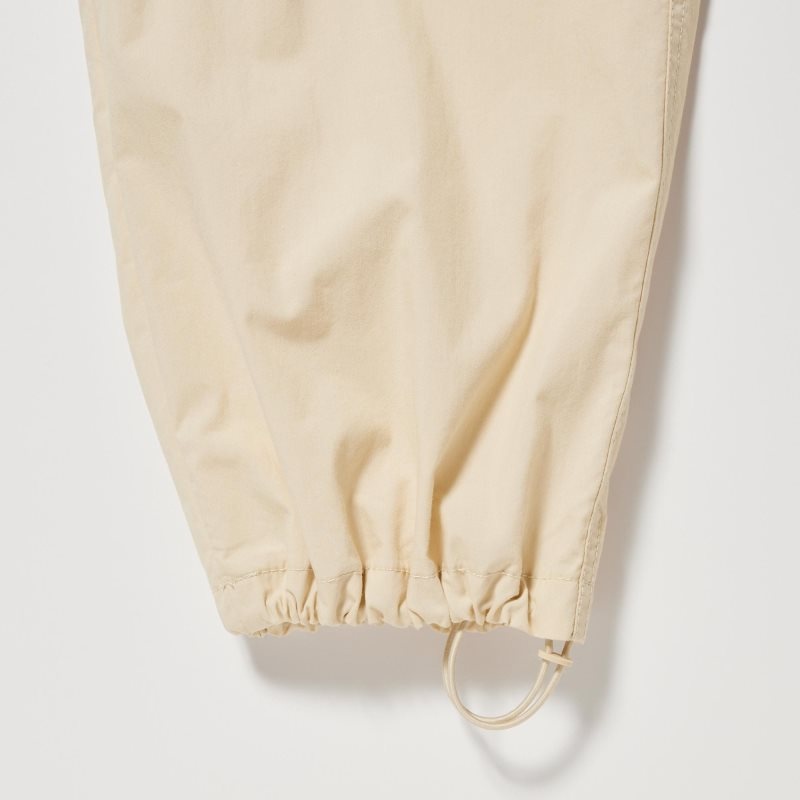 Beige Women Uniqlo Easy Cargo Pants | USA JOGDW-8179