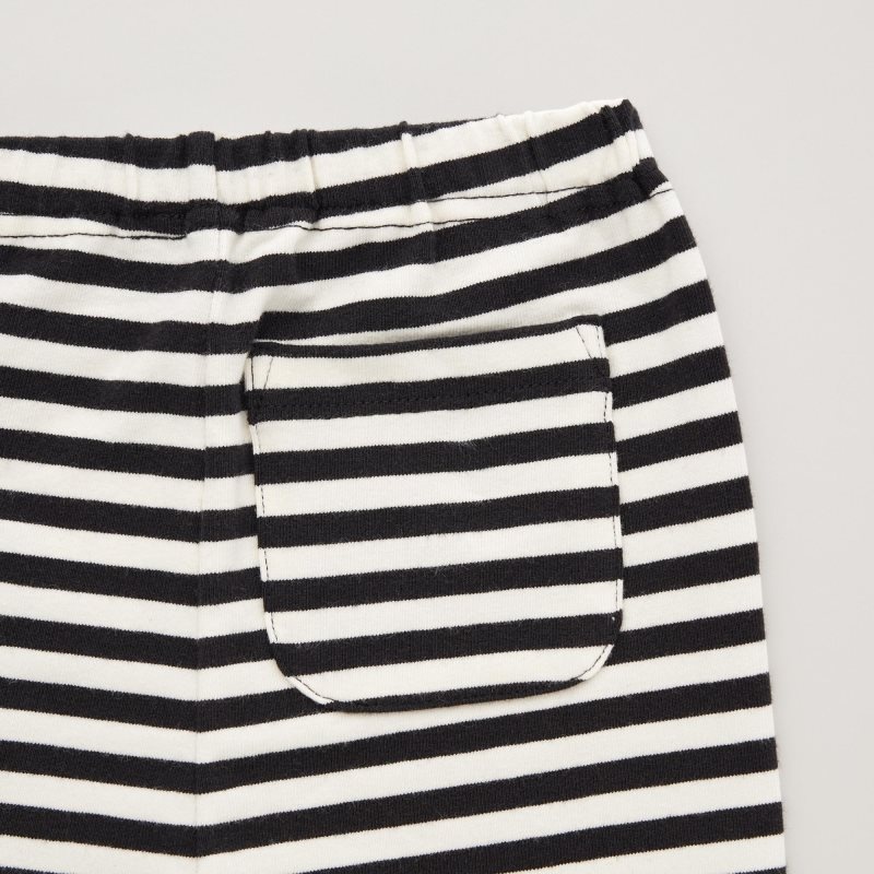 Black Baby Uniqlo Full-length (Stripe) Leggings | USA ZJSBC-4360