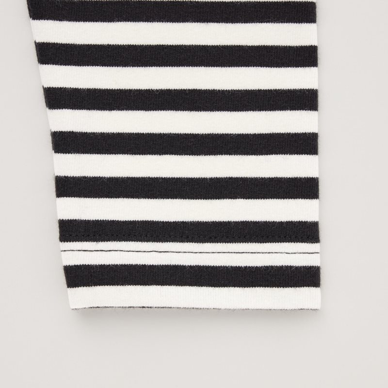 Black Baby Uniqlo Full-length (Stripe) Leggings | USA ZJSBC-4360