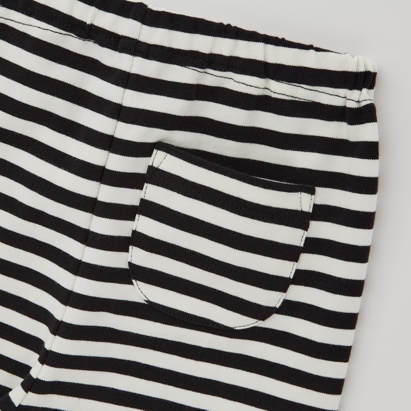 Black Baby Uniqlo Full-length (Stripe) Leggings | USA VAFCS-4801