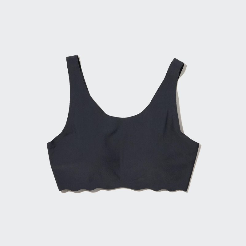 Black Kids Uniqlo Airism Bras | USA PKYAF-4936