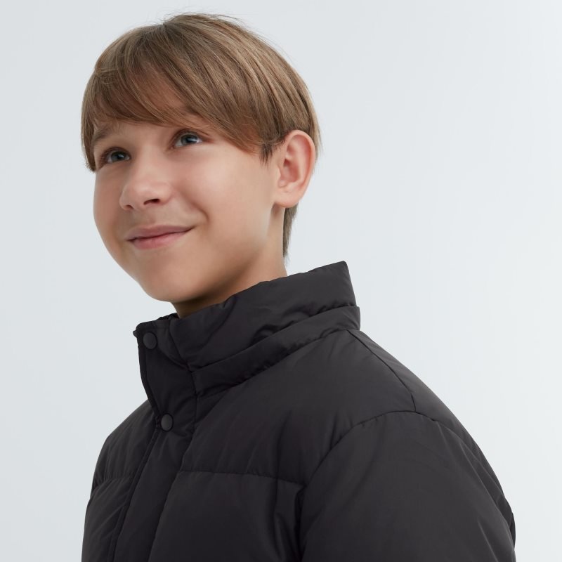 Black Kids Uniqlo Down Parka | USA RLTSW-2930