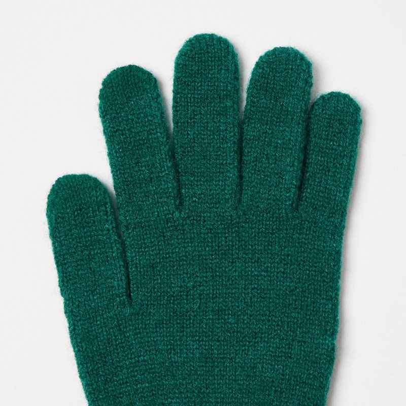 Black Kids Uniqlo Heattech Knitted Gloves | USA VDFRS-5826