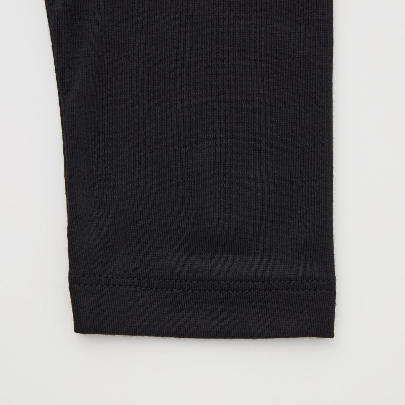 Black Kids Uniqlo Heattech Leggings | USA FVRXL-4012