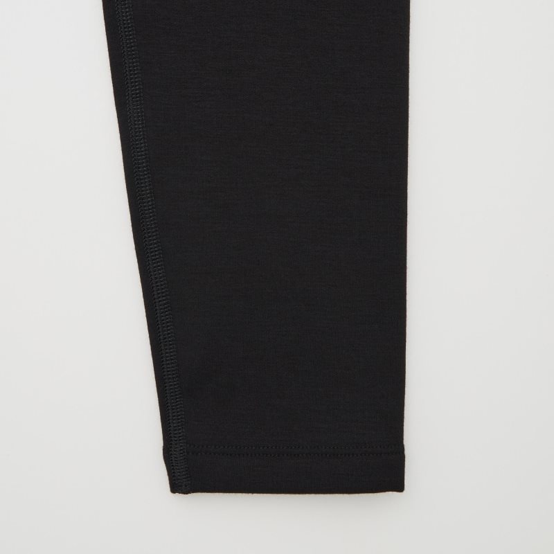 Black Kids Uniqlo Heattech Ultra Warm Leggings | USA GPMXA-4517