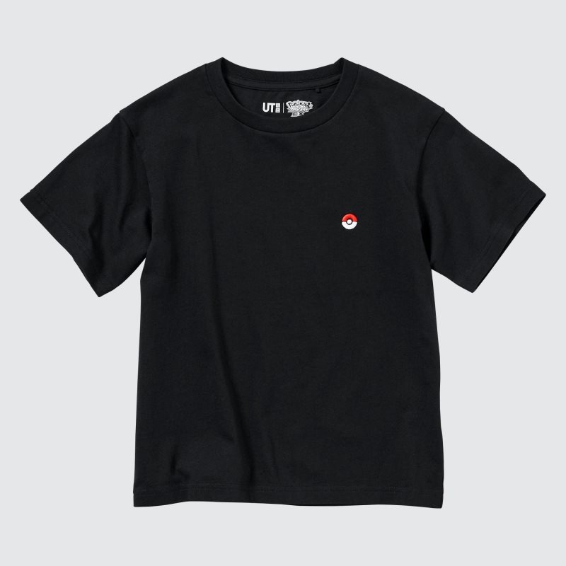 Black Kids Uniqlo Pokémon Masters Ex Ut (Oversized Short-sleeve Graphic) T Shirts | USA FVZBH-7584