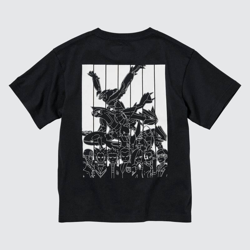 Black Kids Uniqlo Pokémon Masters Ex Ut (Oversized Short-sleeve Graphic) T Shirts | USA FVZBH-7584