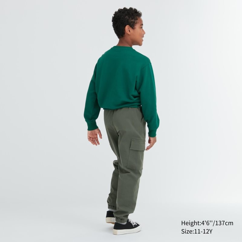 Black Kids Uniqlo Ultra Stretch Cargo Jogger | USA HXPTM-9546