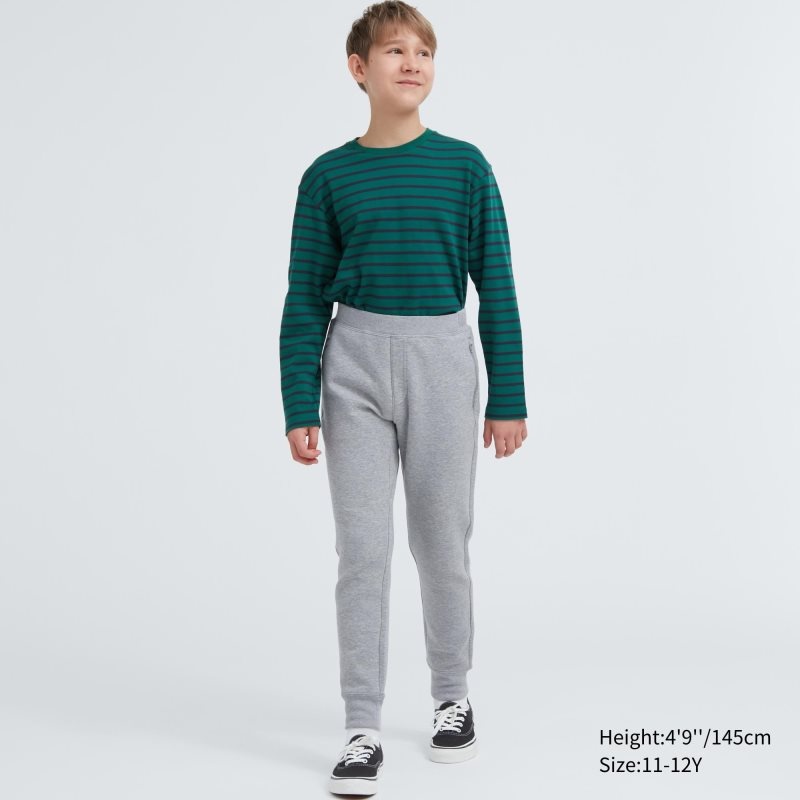 Black Kids Uniqlo Ultra Stretch Dry Sweatpants | USA KYXCD-4239