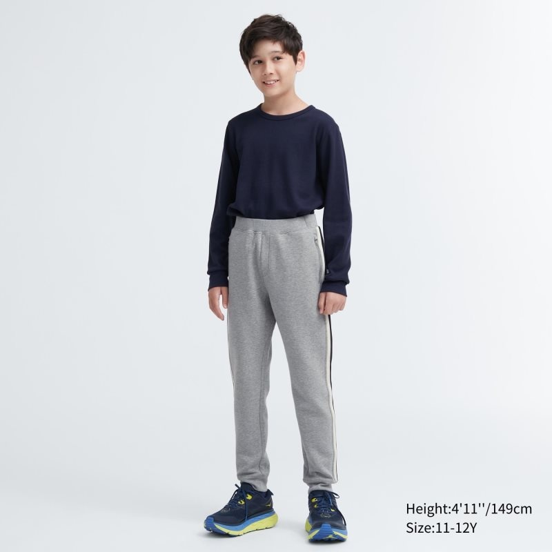 Black Kids Uniqlo Ultra Stretch Dry Sweatpants | USA DHOUX-0896