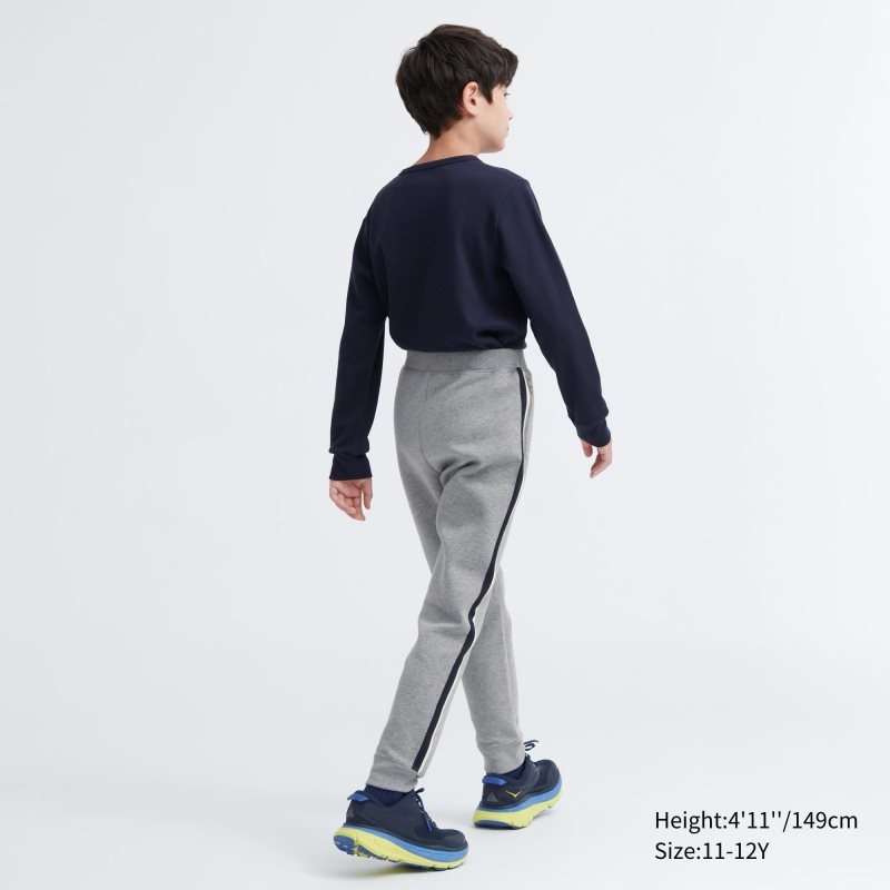 Black Kids Uniqlo Ultra Stretch Dry Sweatpants | USA DHOUX-0896