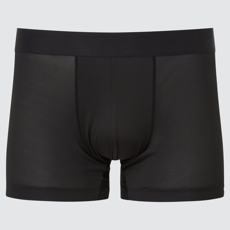 Black Men Uniqlo Airism Low-rise Boxer Briefs | USA KFDZR-4351