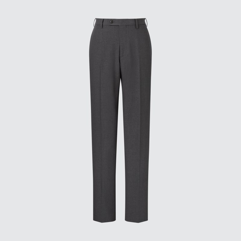 Black Men Uniqlo Airsense (Wool Like) (Ultra Light) Pants | USA FELOU-6140