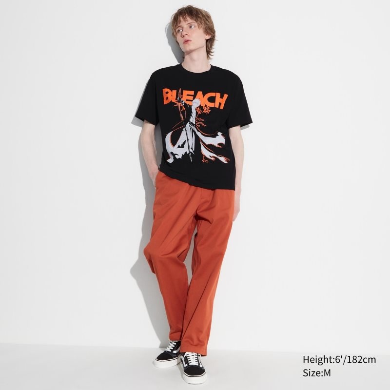 Black Men Uniqlo Bleach: Thousand-year Blood War Ut (Short-sleeve Graphic) T Shirts | USA YCWRQ-3521