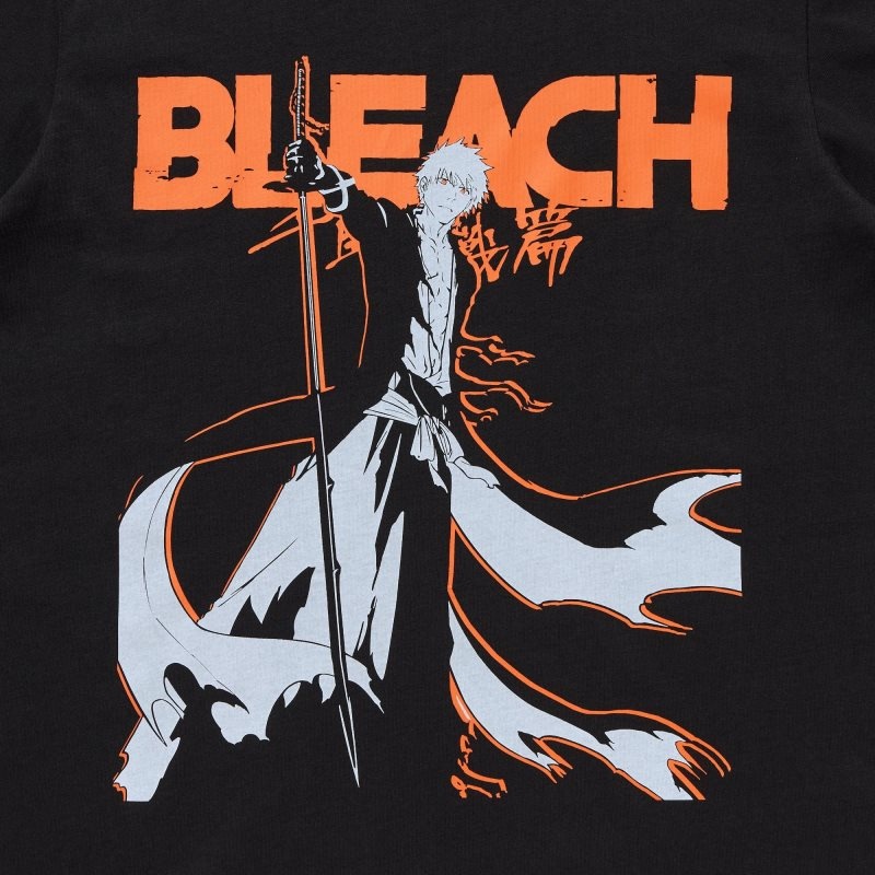 Black Men Uniqlo Bleach: Thousand-year Blood War Ut (Short-sleeve Graphic) T Shirts | USA YCWRQ-3521