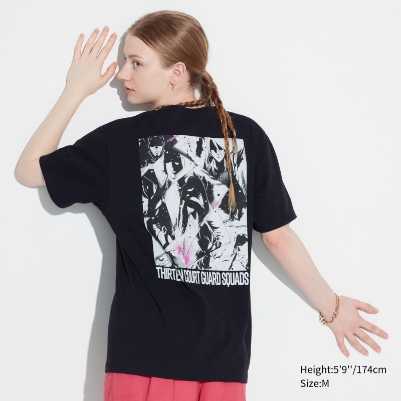 Black Men Uniqlo Bleach: Thousand-year Blood War Ut (Short-sleeve Graphic) T Shirts | USA WVIGX-6489