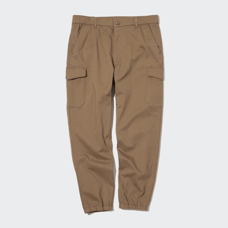 Black Men Uniqlo Cargo Jogger | USA IGFZP-6750