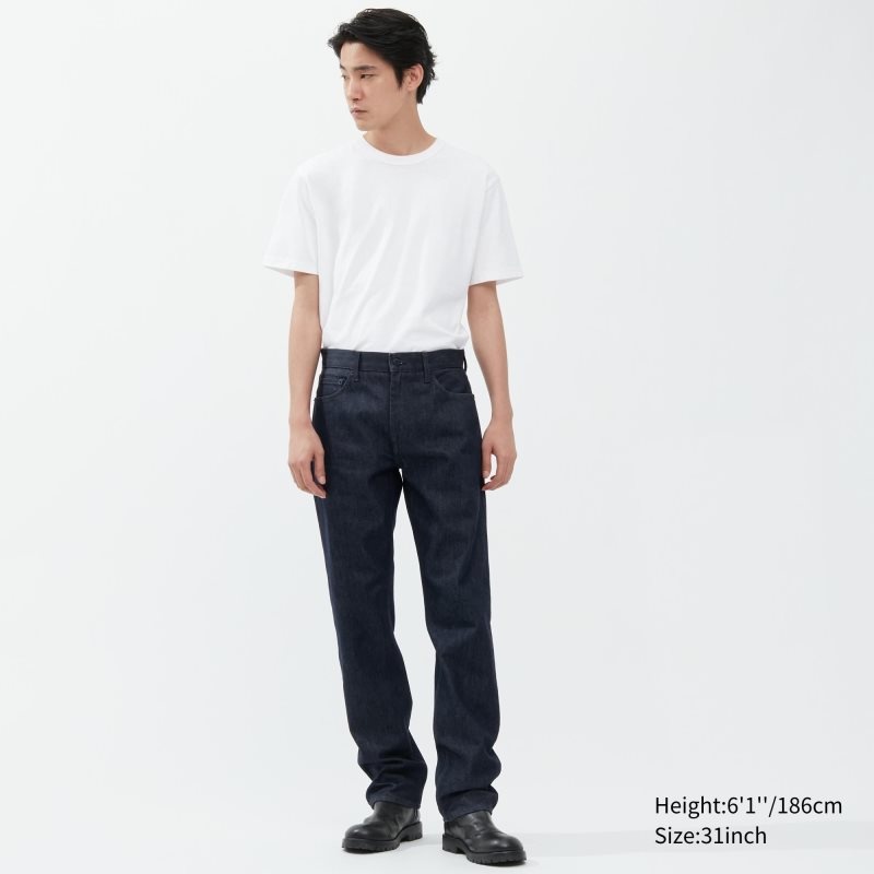 Black Men Uniqlo Classic Cut (Helmut Lang) Jeans | USA VYRIJ-2194