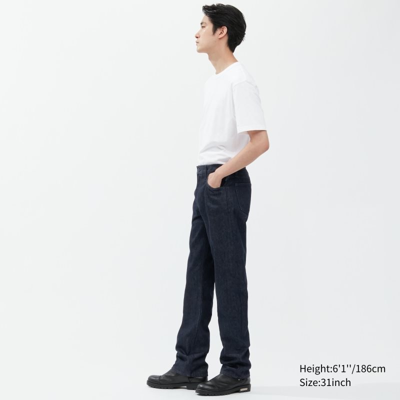 Black Men Uniqlo Classic Cut (Helmut Lang) Jeans | USA VYRIJ-2194