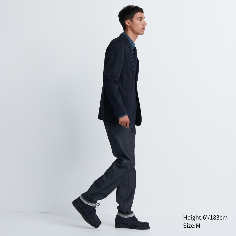 Black Men Uniqlo Comfort Jackets | USA TAIKQ-1279