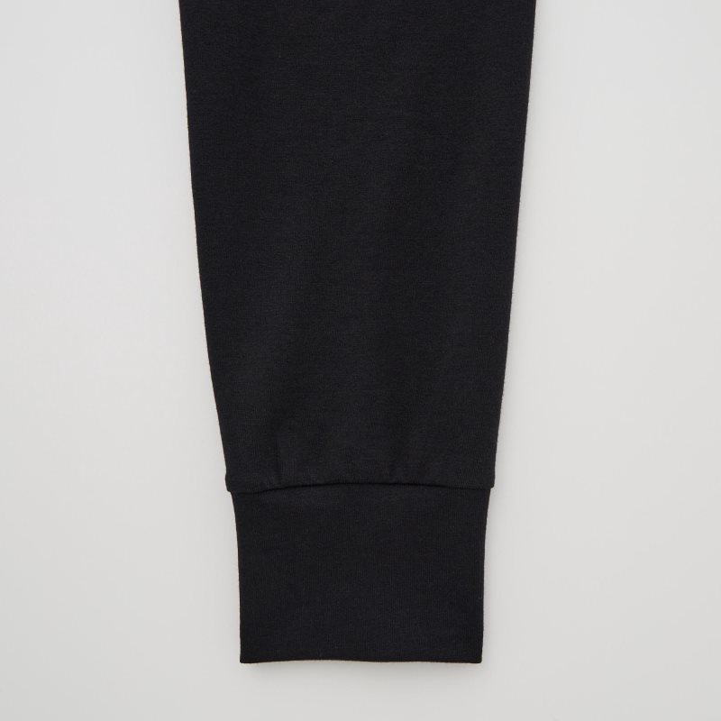 Black Men Uniqlo Heattech Extra Warm Cotton Tight | USA KDNTV-9064