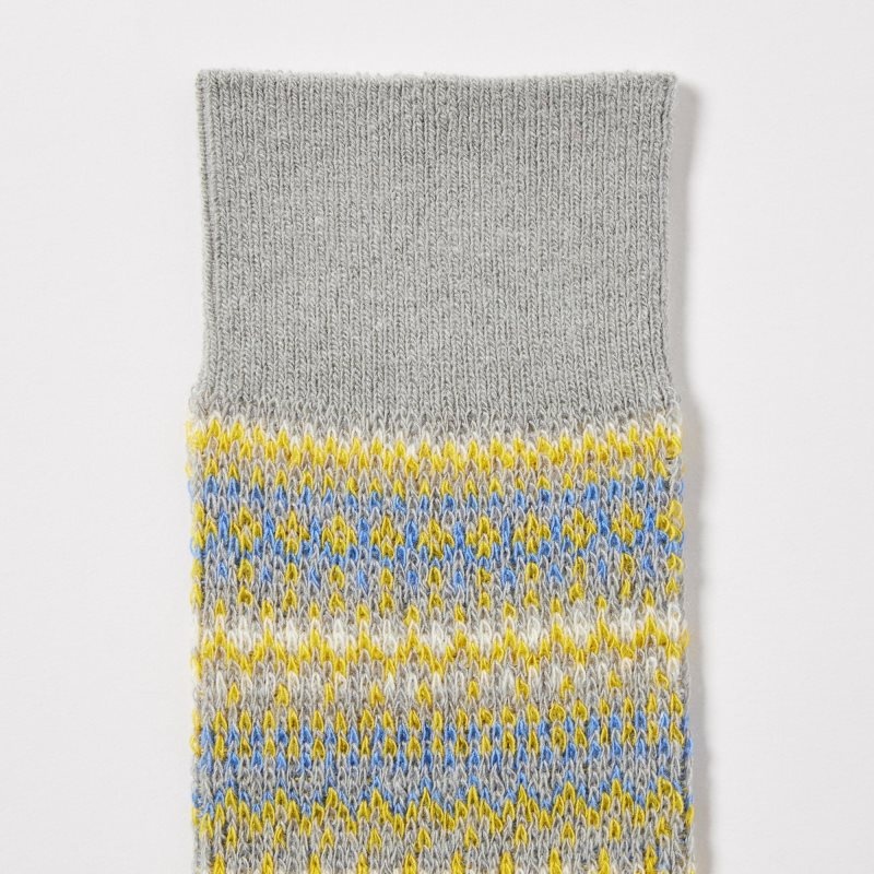 Black Men Uniqlo Heattech Fair Isle Socks | USA OLBVJ-8637