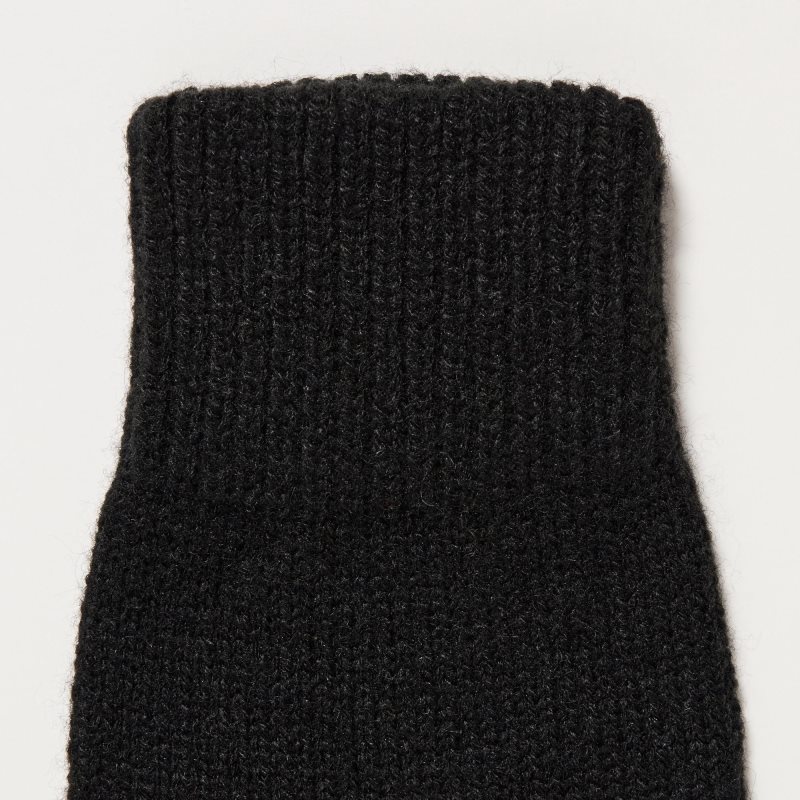 Black Men Uniqlo Heattech Gloves | USA WMRVS-7392