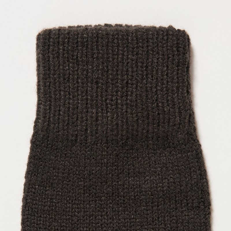 Black Men Uniqlo Heattech Gloves | USA WMRVS-7392