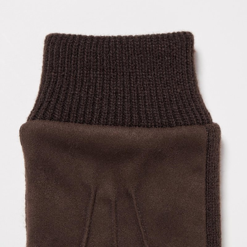 Black Men Uniqlo Heattech Lined Gloves | USA UITSE-9052