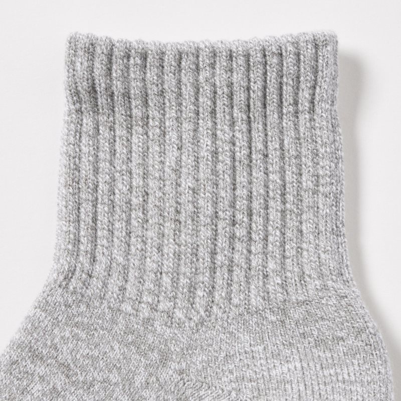 Black Men Uniqlo Heattech Pile Half Socks | USA ISBZC-3180