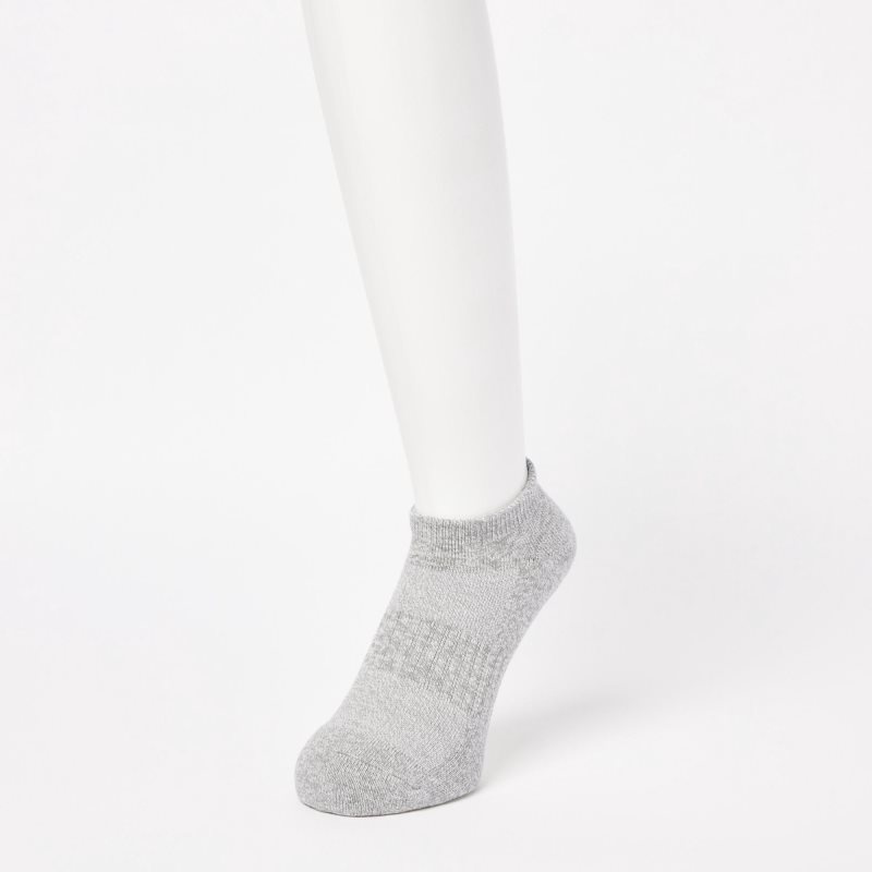 Black Men Uniqlo Heattech Pile Short Socks | USA ZWIOX-4301