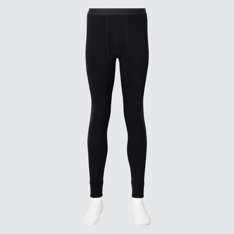 Black Men Uniqlo Heattech Ultra Warm Long Johns Tight | USA QTVNZ-8207