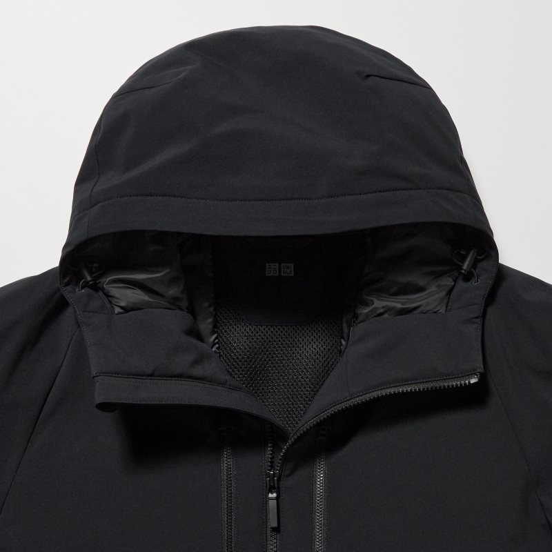 Black Men Uniqlo Hybrid Down (3d Cut) Parka | USA CNLYH-9731