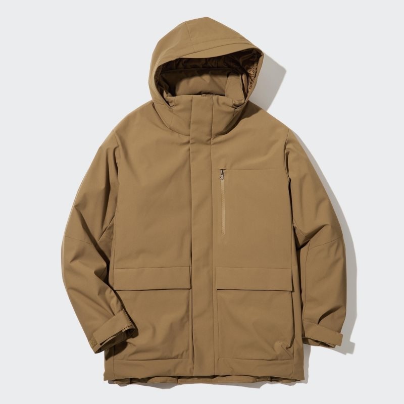 Black Men Uniqlo Hybrid Down Parka | USA CNDUT-2834