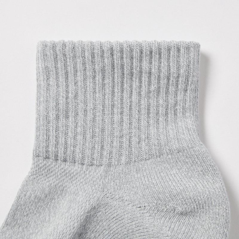 Black Men Uniqlo Pile Half Socks | USA OMIKE-4063