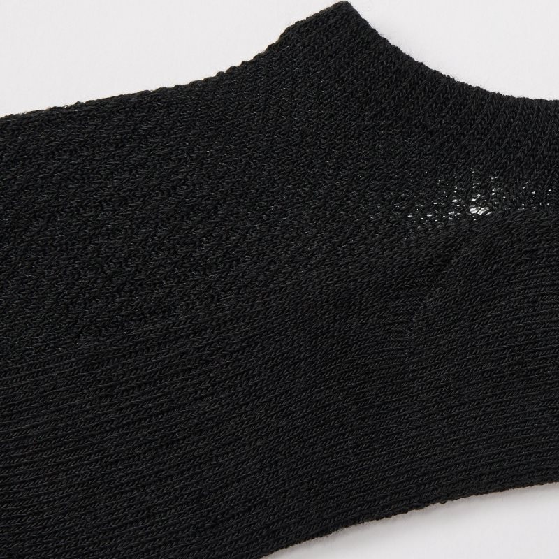 Black Men Uniqlo Pile Low Cut Socks | USA WTPFK-6459