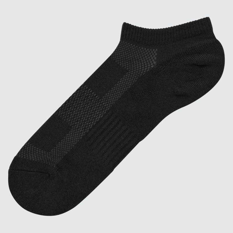 Black Men Uniqlo Pile Mesh Short Socks | USA NXWLM-6459