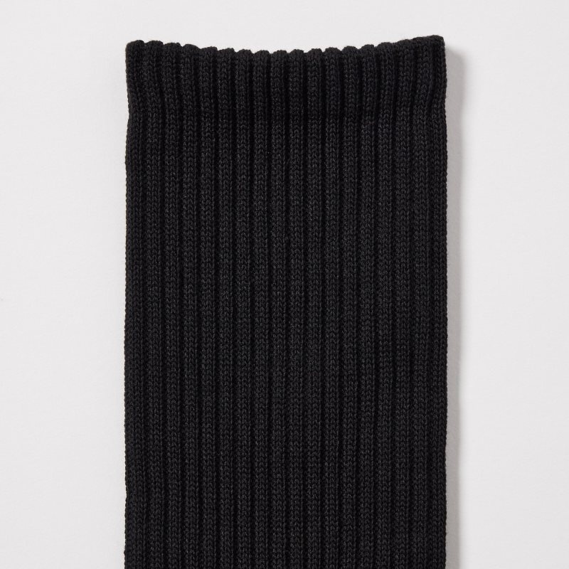 Black Men Uniqlo Pile Socks | USA HEJNW-8941