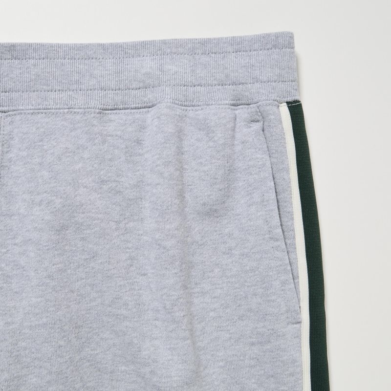 Black Men Uniqlo Side-stripe Sweatpants | USA UKPJS-3720