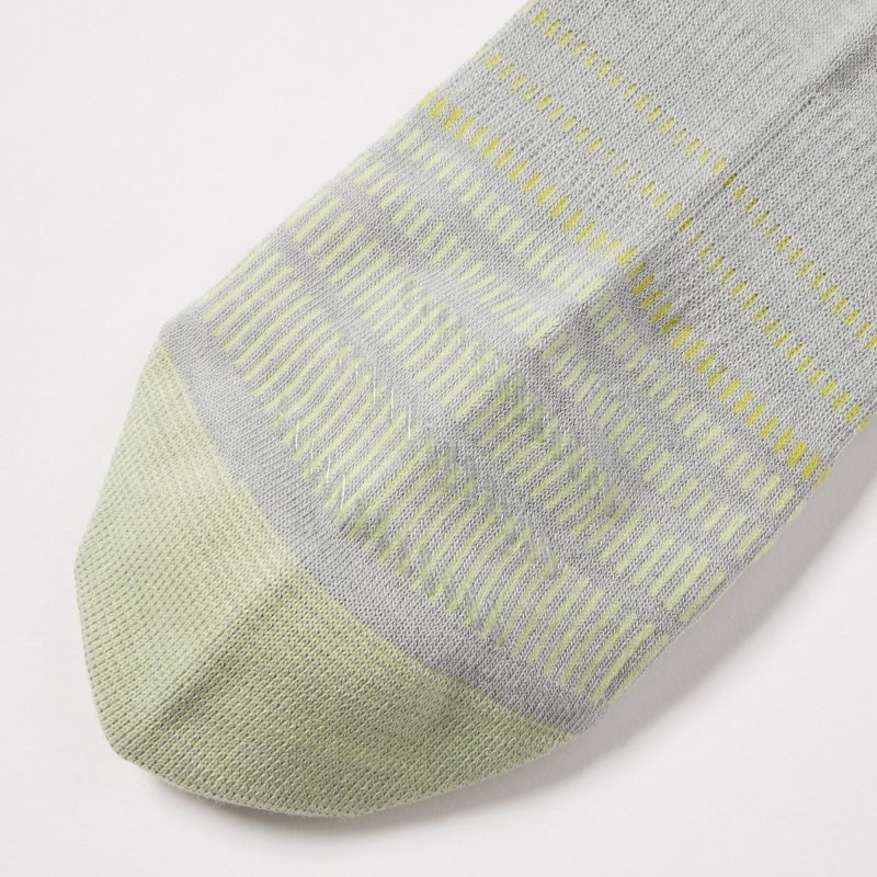 Black Men Uniqlo Sports Layered Half Socks | USA YMIFX-1058