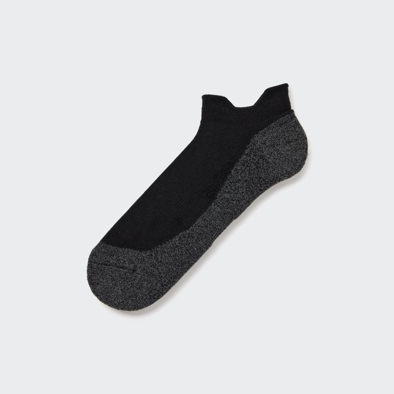 Black Men Uniqlo Sports Short Socks | USA SCRBW-3104