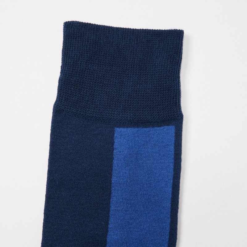 Black Men Uniqlo Striped Socks | USA ISOHR-2839