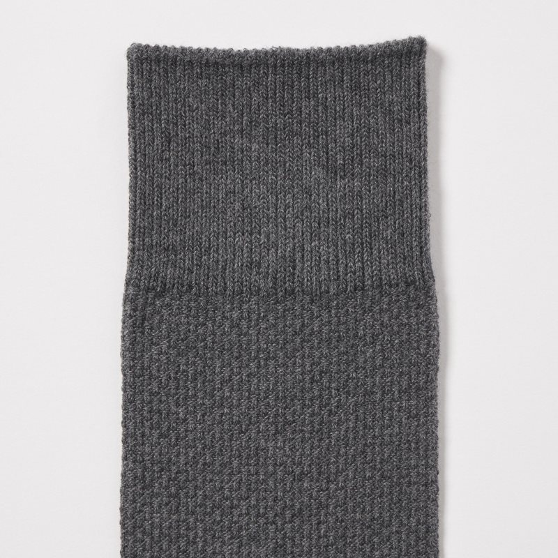 Black Men Uniqlo Supima® Cotton Pique Socks | USA PVZUF-0736