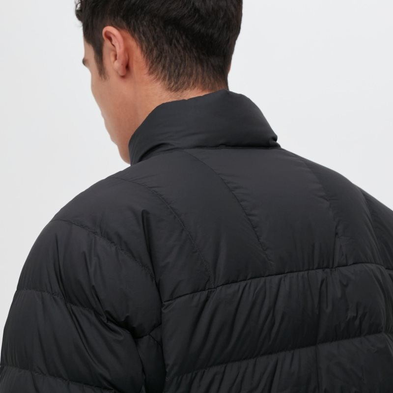 Black Men Uniqlo Ultra Light Down (3d Cut Narrow Quilt) (2022 Edition) Jackets | USA UOLVK-6852