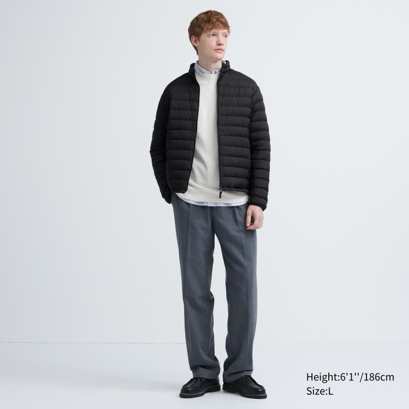 Black Men Uniqlo Ultra Light Down Jackets | USA BEYKD-0736